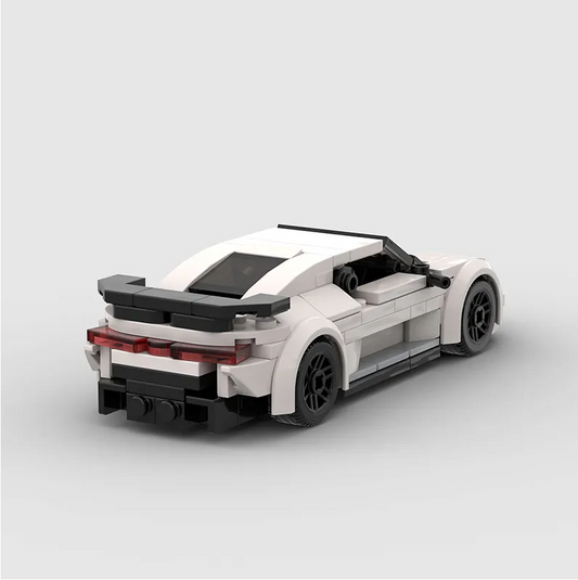 Centodieci Moc Speed Champions Racer Cars City Sports Vehicle Building Blocks Creative Garage Toys.
